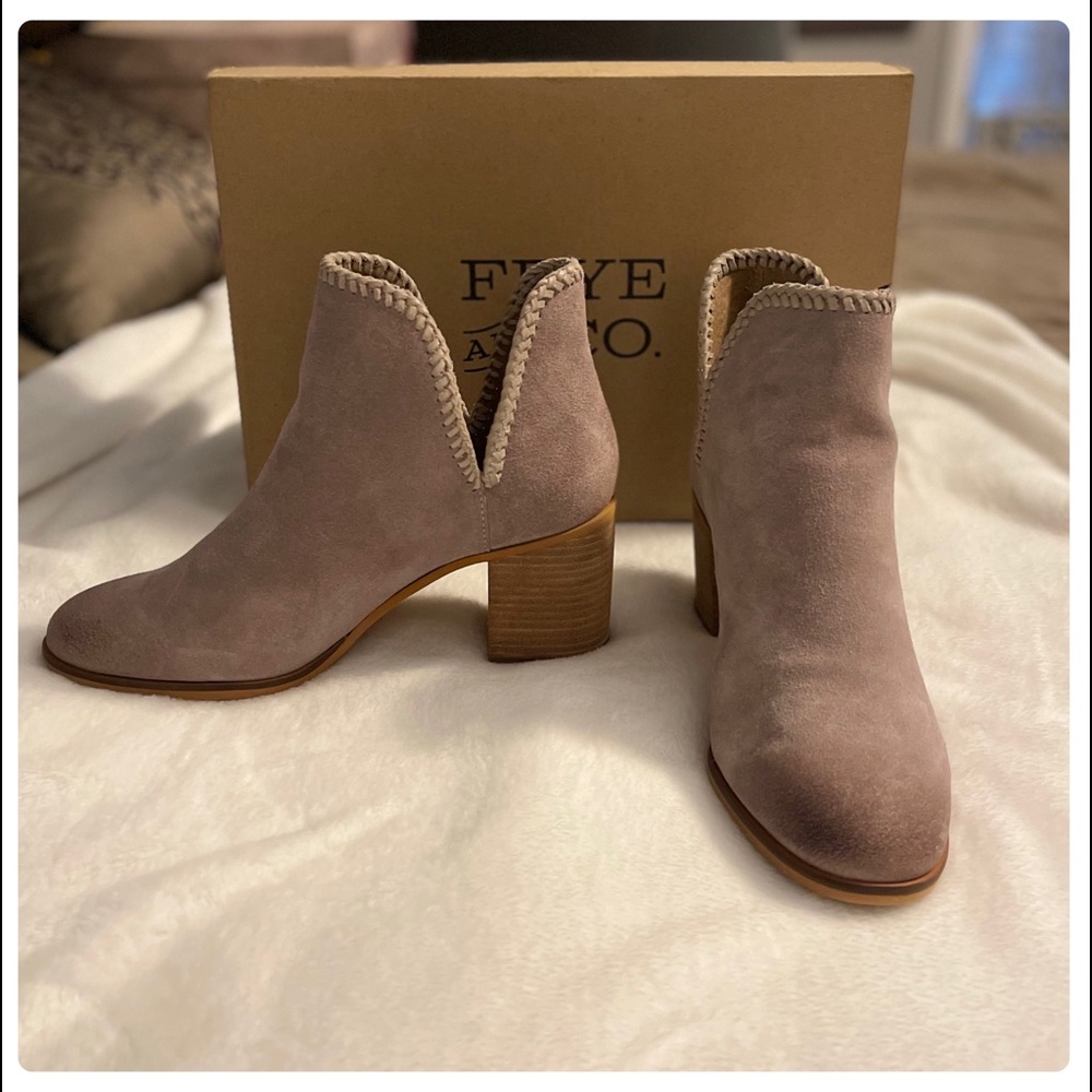 Frye & Co. Phoebe Braid Bootie Lilac